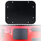 AuInLand Tire Delete Filler Plate Tailgate Spare Vent-Plate Cover fit for 2007-2018 Jeep JK Wrangler & Unlimited No Logo