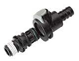 Attwood 8838US6 Universal Male and Female Sprayless Connector with Thread Sealant