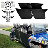 HECASA UTV Cab Doors Set Compatible with 2010-2014 Polaris RZR 4 800 2012-2014 Polaris RZR XP4 900 Powder Coated