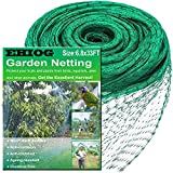 EHIOG Bird Netting, Garden Net Doesn't Tangle and Reusable Fencing Protect Fruit Vegetables from Birds Deer(6.8x33ft)