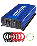 kinverch 5000W Power Inverter 12V to 110V Car Inverter 4AC Outlets 2USB Ports for Camping/Truck/RV/Home