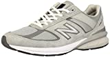 New Balance Men's Made in US 990 V5 Sneaker, Grey/Castlerock, 13 Wide