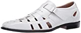 Stacy Adams Men's Calax Fisherman Sandal, White, 10.5 Medium US