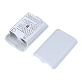 2X White Battery Pack Cover Shell Case Kit for Xbox 360 Wireless Controller