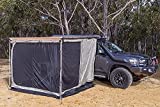 ARB 814409 Vehicle Retractable Awning 2000 x 2500 mm With Led Light Strip and ARB 813208A Compatible Deluxe Awning Room Shelter Bundle