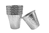 AJinTeby 20-Pack Aluminum Foil Grease Bucket Liners Replacement for Pit Boss Grills, 6.3 x 6.0 Grill Grease Bucket Liner