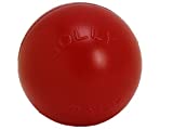 Jolly Pets Push-n-Play Ball Dog Toy, 10 Inches/Large, Red (310 RD)