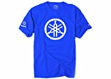 Factory Effex 17-87274 'YAMAHA' 2D Tuning Fork T-Shirt (Royal, Large)