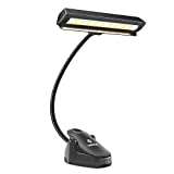 Vekkia Professional Musician Super Bright 19 LED Music Stand Light, Clip On Orchestra Piano Lights, 9 Levels Dimmable Rechargeable. Perfect for Piano, Orchestra, Craft. USB Cord Incl