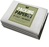 Newsprint Packing Paper: 5.5 lbs of Uncoated, Unbleached, and Unwaxed Newsprint Paper, 31" x 21.5" Premium Quality