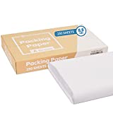 [HANA PAPER] 30.5" x 17" Large size (250 sheets, 9.5lb) Packing Paper Sheets for Moving, A Grade Newsprint Paper for Wrapping, Storage, Shipping, Ideal for Wrapping Dishes & Glassware. Box Packaged.