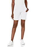 Jag Jeans Women's Gracie Pull On 8" Short, White, 14