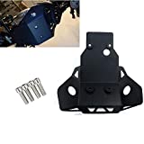 Worldmotop Engine Skid Plate for Yamaha Serow XT250 Tricker XT250X 2014-2022 Motorcycle Engine Protective Skid Plate Cover (Black)