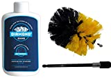 3 Piece - Diamond Shine Bathroom Cleaner & Scrub Brush Combo with Extension Toilets Hard Water Stain Remover Shower Door Cleaner