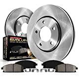 POWERSTOP Front KOE2009 Stock Replacement Brake Pad & Rotor Kit Autospecialty, Silver