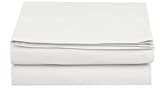 Elegant Comfort Premium Hotel Quality 1-Piece Flat Sheet, Luxury and Softest 1500 Thread Count Egyptian Quality Bedding Flat Sheet, Wrinkle-Free, Stain-Resistant, Queen, White