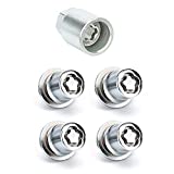 FOMIUZY Car Wheel Lock Lug Nut Set M12 x 1.5 for Anti Theft Compatible with Toyota Camry Tacoma Corolla Highlander Avalon RAV4 Sienna Venza Celica Prius Matrix CHR Mirai Lexus Replace 00276-00900