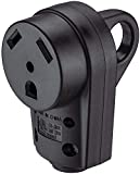 Miady 30AMP RV Replacement Female Plug with Easy Unplug Design, ETL Certified