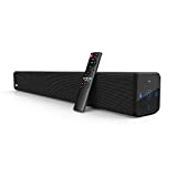 Bestisan 2.1 Channel 100Watt Sound bar, Soundbar with Built in Subwoofer Bluetooth 5.1 Surround Sound Systems (32Inches, DSP, Remote Control, Bass Adjustable)