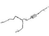 Borla 140769 Cat-Back Exhaust System Single 3 in. - 2.75 in. Incl. Muffler/Connecting Pipes/Hardware No Tips Single Split Rear Exit S-Type Sound Cat-Back Exhaust System