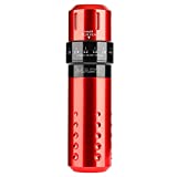 Mast Tattoo Flip Rotary Pen Machine Six Stroke Length Changeble Custom Coreless Motor for All Tattoo Styles M829 (Red)