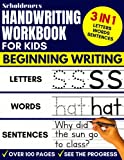 Handwriting Workbook for Kids: 3-in-1 Writing Practice Book to Master Letters, Words & Sentences