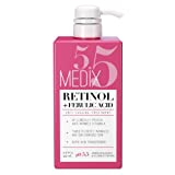 Medix 5.5 Retinol Body Lotion Firming Moisturizer & Crepey Skin Care Treatment, Anti Aging Retinol Body Cream Targets Look Of Wrinkles, Sagging Skin, Stretch Marks, & Sun Damaged Dry Skin, 15 Fl Oz