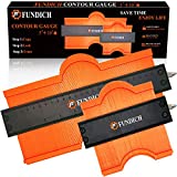 Contour Gauge Profile Tools with Adjustable Lock, Father's Day Gift 5''&10'' Widen Shape Duplicator, Copy Irregular Shape and Corner,Woodworking Tiles Tracing Templates