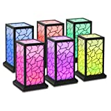 Friendship Lamp  Classic Design - Wi-Fi Touch Lamp LED Light for Long-Distance, Connection, Relationship, Friendship, Gift, Over 200 Colors, App Setup, Handmade in USA by Filimin - Set of 6