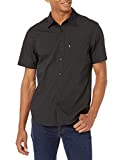 Levi's Men's Classic 1 Pocket Short Sleeve Button Up Shirt, Jet Black, XX-Large