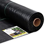 DOUBUY Weed Barrier Landscape Fabric Heavy Duty, Premium 3.2oz Pro Garden Weed Barrier Fabric, Durable & Easy Set-up Weed Control Fabric for Gardening, Farming, Agriculture