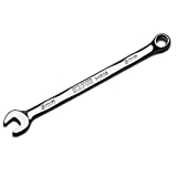 Capri Tools 8 mm Combination Wrench, 12 Point, Metric, Chrome (1-1308)