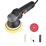 ShineMate Dual Action Polisher for Car Detailing, 5" 12mm Throw Random Orbital Polisher with 2 free pads with 6 Variable Speed Setting