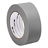 3M 2-50-3903-GRAY Grey Vinyl/Rubber Adhesive Duct Tape 3903, 12.6 psi Tensile Strength, 50 yd. Length, 2" Width