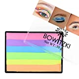 Bowitzki 50g Pastel Color Split Cake Water Activated eyeliner UV Glow Graphic eye liner Hydra Liner Rainbow Face Body Paint Makeup