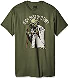 Men's Star Wars Yoda Best Dad Ever T-Shirt - Military Green - Large