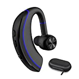 Bluetooth Headset, NANAMI Bluetooth Earpiece V5.0, 320Hrs Ultralight Headphones with Rotatable Mic, Hands-Free Earphones, Noise Cancelling, in-Ear Earbuds for iPhone Android Cell Phone/Laptop/Trucker