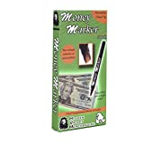 Money Marker (5 Counterfeit Pens) - Counterfeit Bill Detector Pen with Upgraded Chisel Tip - Detect Fake Counterfit Bills, Universal False Currency Pen Detector Pack