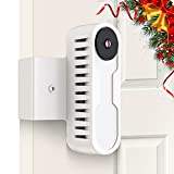 Wassers Anti-Theft Doorbell Mount Door Mount Holder Bracket for Google Nest Doorbell Battery - Nest Doorbell Accessories with 20 Degree Viewing Angle(White)