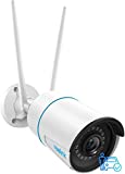 Reolink Plug-in Outdoor WiFi Security Camera, 5MP HD Dual Band Wired Wi-Fi Camera for Home Security-2.4/5 Ghz, Smart Person/Vehicle Alerts, Motion Detection, Night Vision, IP66 Waterproof, RLC-510WA