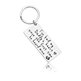 Dad Gifts Keychain from Daughter Son for Daddy New Dad Father in Law Birthday Christmas Wedding Fathers Day Engraved I've Had My Daddy's Heart Since the First Time He Heard Mine Keyring Jewelry Gift