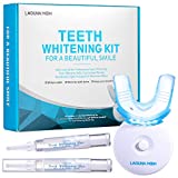 Teeth Whitening Kit with LED Light by Lagunamoon, 35% Urea Peroxide Teeth Whitening Gel, Mouth Tray, Wireless Teeth Whitening LED Light Helps Remove Stains from Coffee, Wine, Tea, No Sensitivity