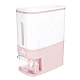 BBG 20 Lbs Rice Dispenser, Plastic Food Stroage Container, Large Food Storage Container Storage with Lid, Moisture Proof Household Cereal Dispenser Bucket, Sealed Grain Container Storage for Kitchen