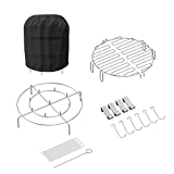 Turkey Fryer Kit for Big Easy Charbroil Accessories with Waterproof Grill Cover, Fit Charbroil Oiless Turkey Fryer Accessories -Professional