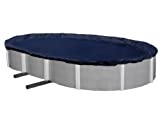 Blue Wave BWC715 8-Year 12 x 20-ft Oval Above Ground Pool Winter Cover, FT FT, Dark Navy Blue
