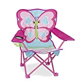Melissa & Doug Cutie Pie Butterfly Camp Chair (Frustration-Free Packaging) , Pink