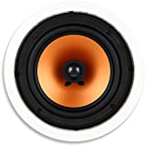 Micca M-8C 2-Way in Ceiling in Wall Speaker, 8 Inch Woofer, 1-Inch Pivoting Silk Dome Tweeter, 9.4-Inch Cutout Diameter, Each, White