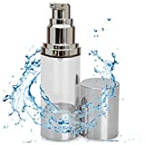 Sterile Airless Pump Bottle 1oz - Refillable Cosmetic Container  Best as Makeup Foundations and Serums - Lightweight Leak Proof & Shockproof Container. BPA Free