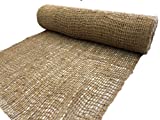 Jute Erosion Control, Soil Saver Mesh Blanket - 48" Wide x 20 Yards (60 feet Long) - 240 Sq. Ft. Coverage