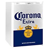 Corona Mini Beer Fridge with Freezer, 2.4 Cubic Foot, 70 L/ 74 Quart for Snacks, Frozen Meals, Beverages, Juice, Beer, Den, Dorm, Office, Games Room, or RV